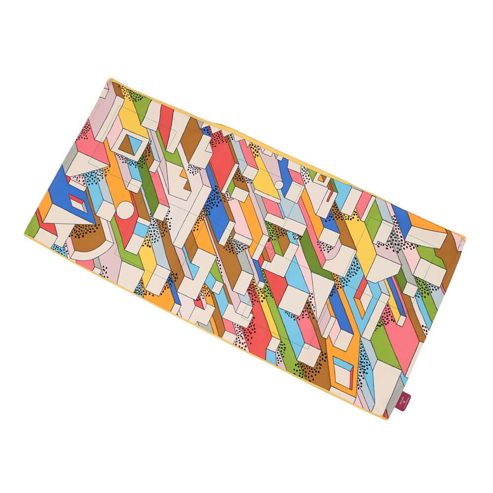 Hermes handbag cover Petit H GM reversible yellow green multicolor HERMES